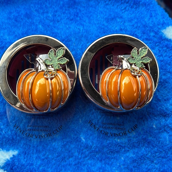 Bath & Body Works Other - Pumpkin Car Fragrance vent/visor clip 2pk